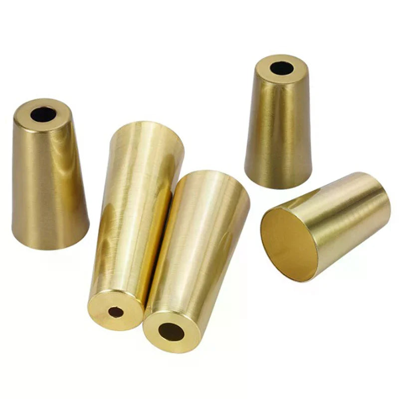 Brushed Brass Furniture Leg Cap Cover | Table & Chair Protector Furniture Leg Cap Peaceful Pleasures Health and Wellness