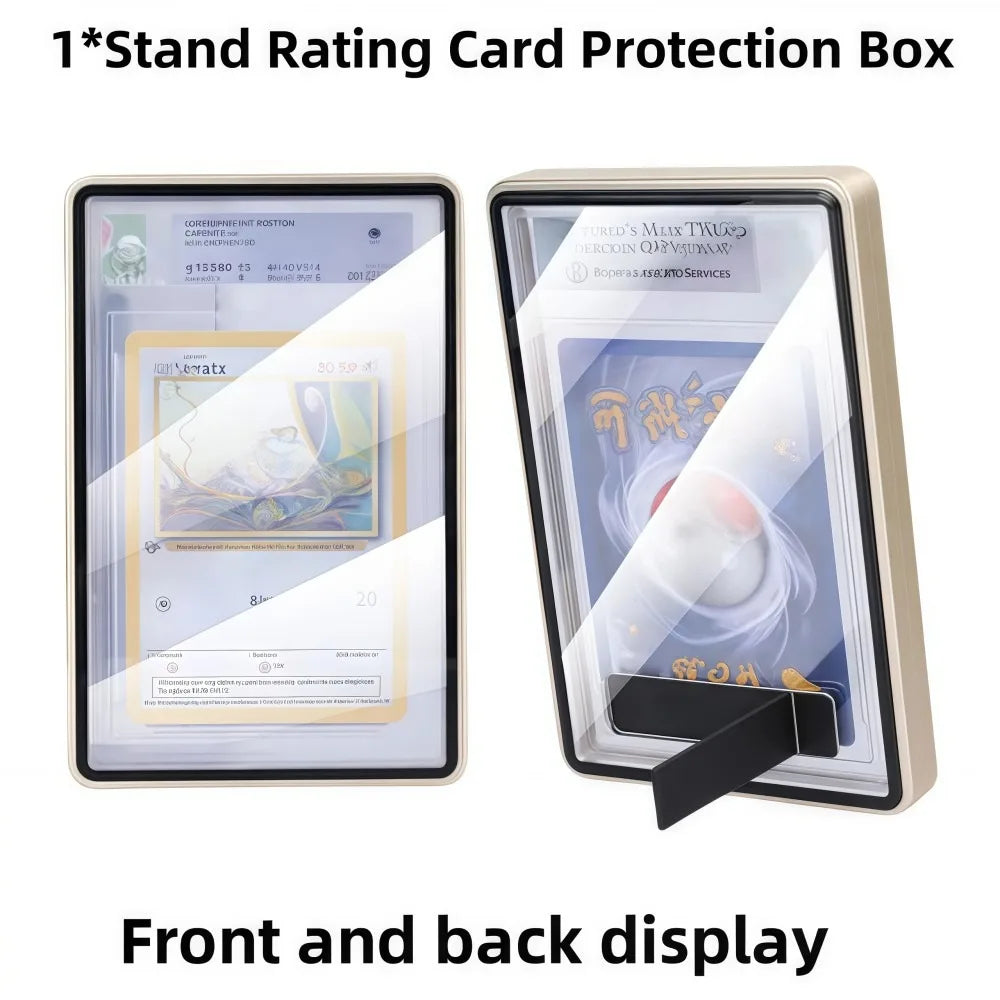 PSA/CGC Graded Card Case | Magnetic UV Glass Display Stand