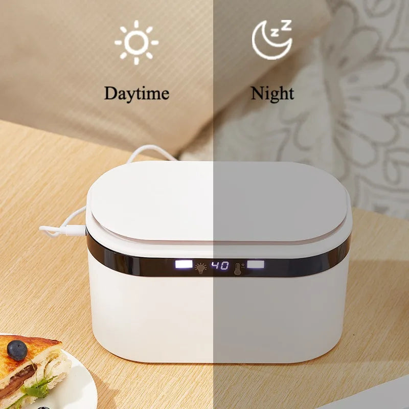 Portable USB Baby Wipes Warmer | 5-Level Temp & Night Light