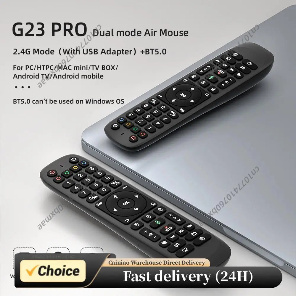 Universal TV Control and Setup with Air Mouse 2.4G BT Dual Mode Backlit Remote for Android TV Box Smart TV PC Projector Peaceful Pleasures Health and Wellness