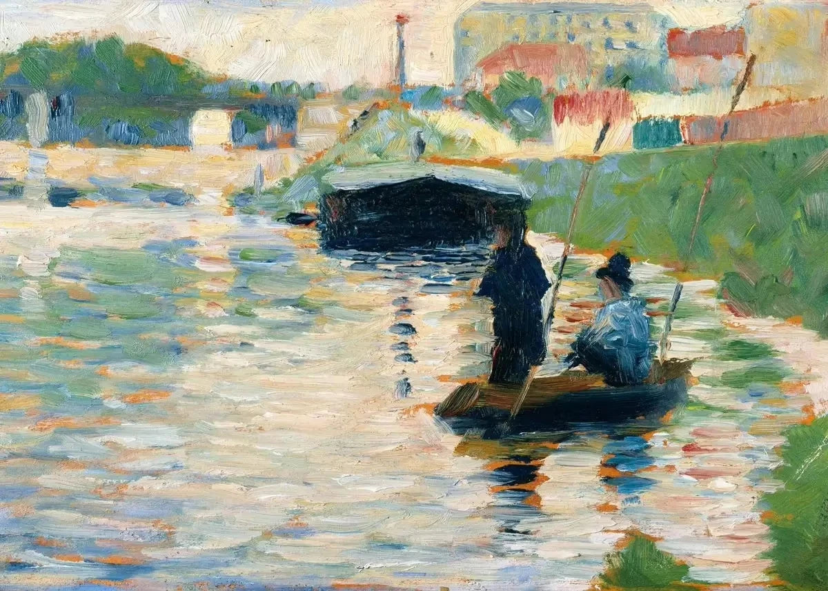 Georges Seurat Sunday Afternoon Canvas Print | Wall Art Décor Canvas Art Print Peaceful Pleasures Health and Wellness