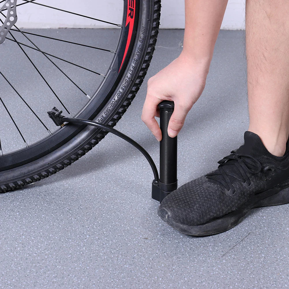 80PSI MTB Bicycle Pump – Schrader Valve Lightweight Inflator