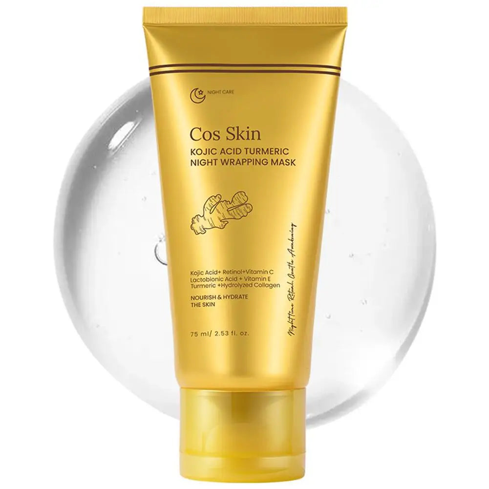 Kojic Acid Turmeric Overnight Peel-Off Mask – Glowing Skin
