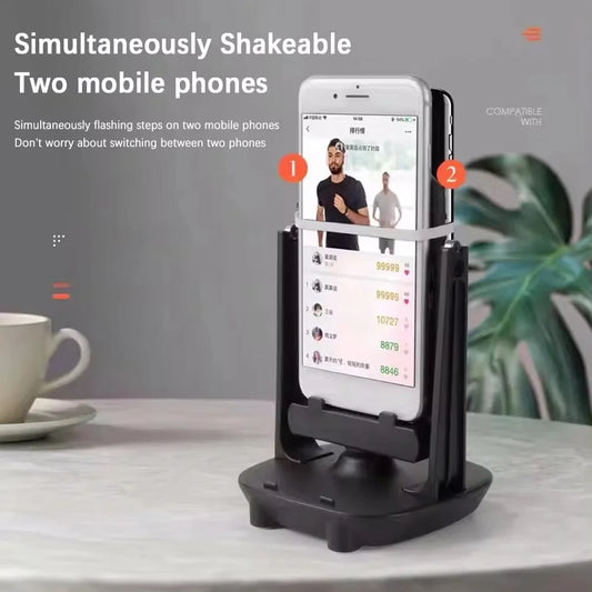 HOMEFISH Desk Walking Swing Shaker Mobile Phone Stand Holder Pedometer Brush Stepper For Phone Wiggler Counter Peaceful Pleasures Health and Wellness