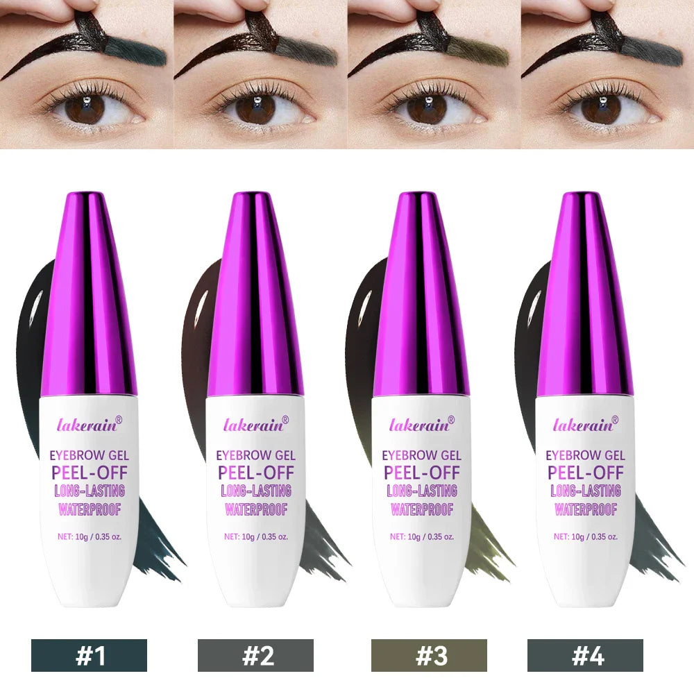 Peel-Off Eyebrow Tint Gel – Waterproof & Long-Lasting Brow Color