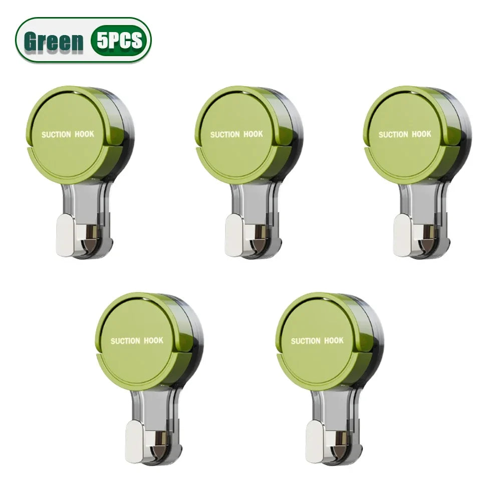 Reusable Suction Cup Hooks – Waterproof Bathroom Wall Hooks