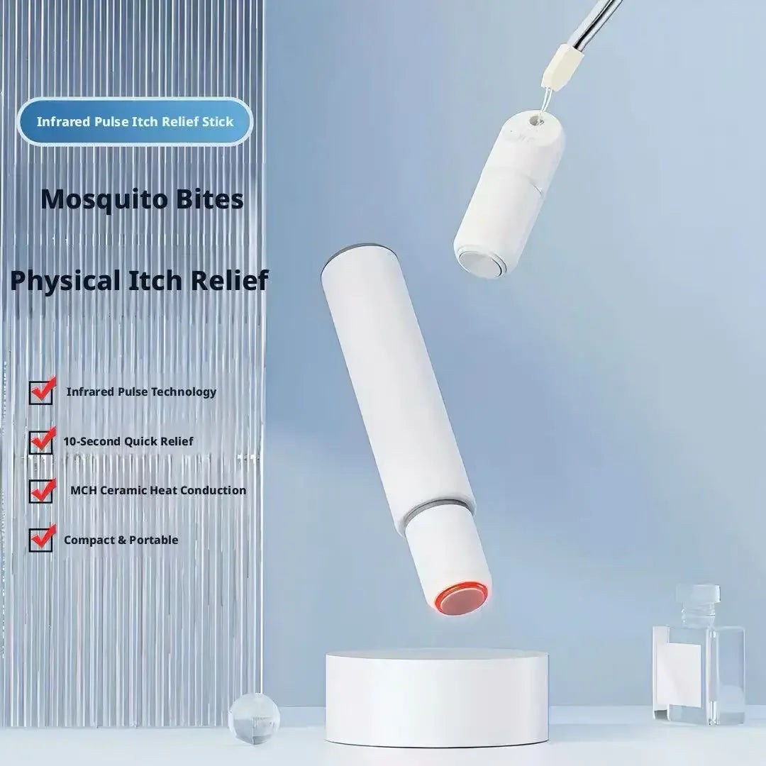 Electric Insect Bite Relief Device USB Rechargeable Portable Itch Relief Pen Physical Anti-Itch Tool for Outdoor Kids Adults Peaceful Pleasures Health and Wellness