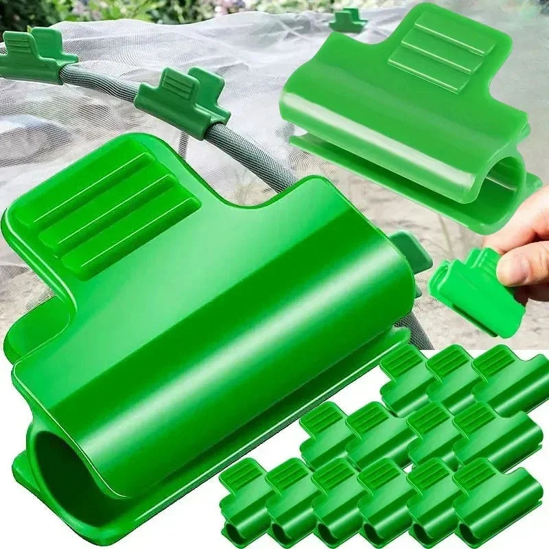 Greenhouse Film Snap Clamps for Fiberglass Hoop Grow Tunnels Greenhouse Snap Clamps Peaceful Pleasures Health and Wellness