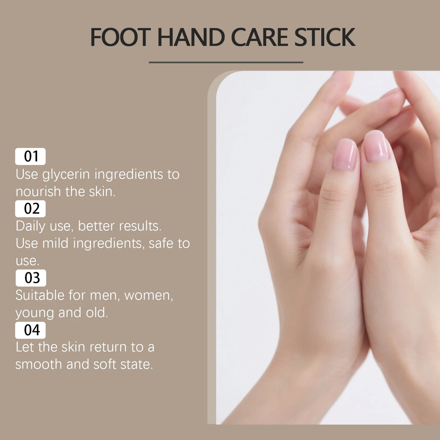 Coconut Oil Moisturizing Stick – Deep Hydration Dry Cracked Skin