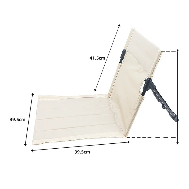 Outdoor Camping Lightweight Comfortable and Foldable Chair Park Leisure Beach Portable Aluminum Alloy Single Lazy Chair Peaceful Pleasures Health and Wellness
