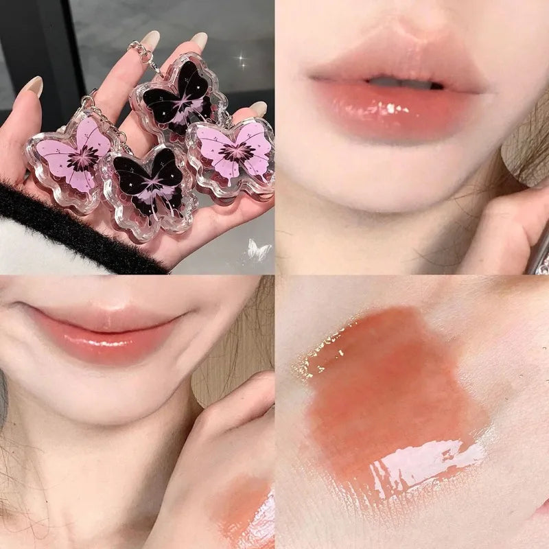 Cappuvini Butterfly Solid Lip Gloss | Watermelon Water Tint