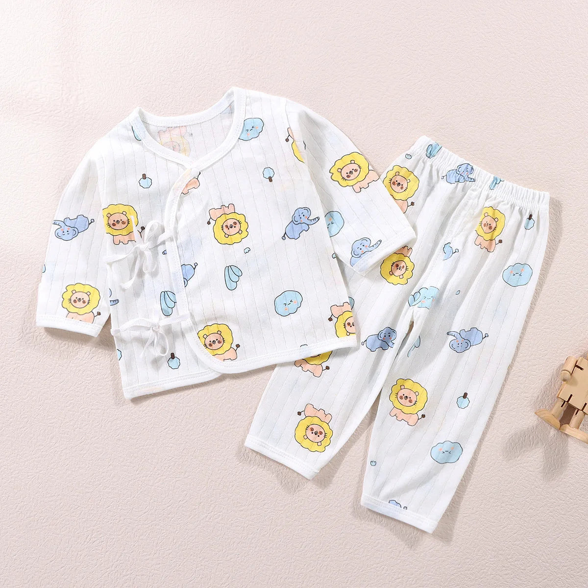 Baby Cotton Pajama Set | Autumn Winter Two-Piece Unisex PJs