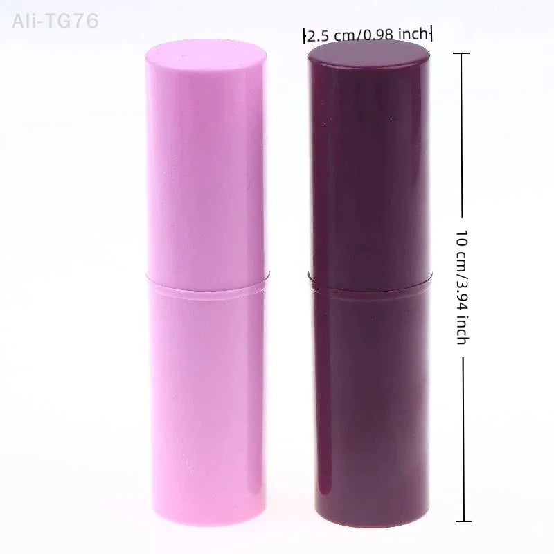 10g Empty Rotatable Lip Balm Tube | Purple Refillable Container