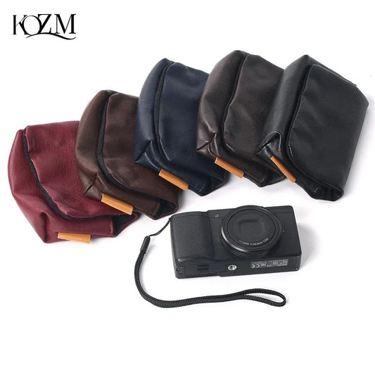 Soft PU Camera Case Bag for Leica Panasonic Nikon Ricoh | KOQZM Camera Case Bag Oasis Select