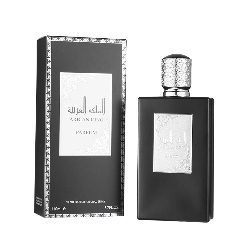 Dubai Arabia Luxury Perfume For Women Fresh Elegant Jasmine Gardenia Agarwood Sandalwood Scent Long-lasting Fragrance Perfume Peaceful Pleasures Health and Wellness Black 110ml