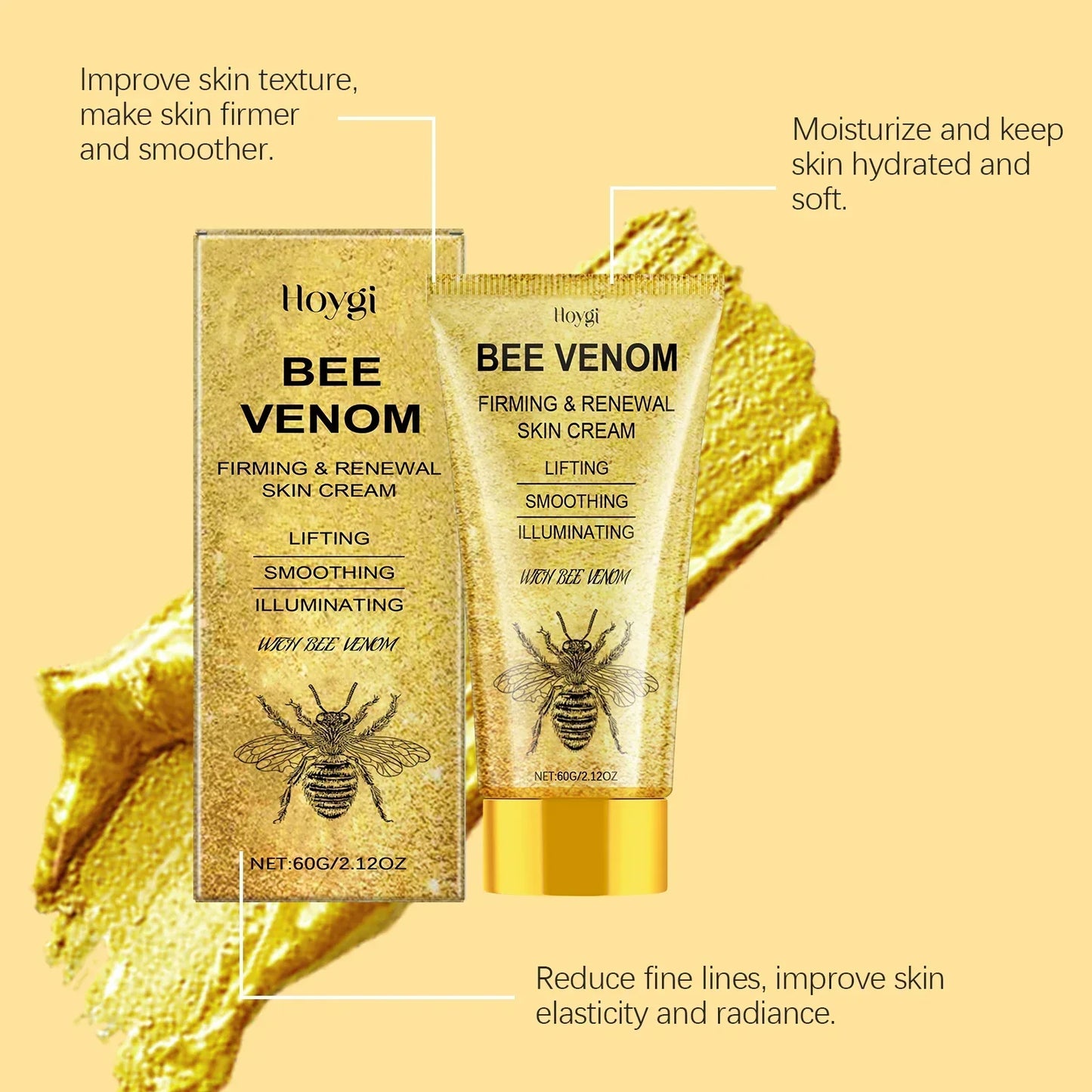 Hoygi Bee Venom Face Cream – Firming, Lifting & Anti-Aging
