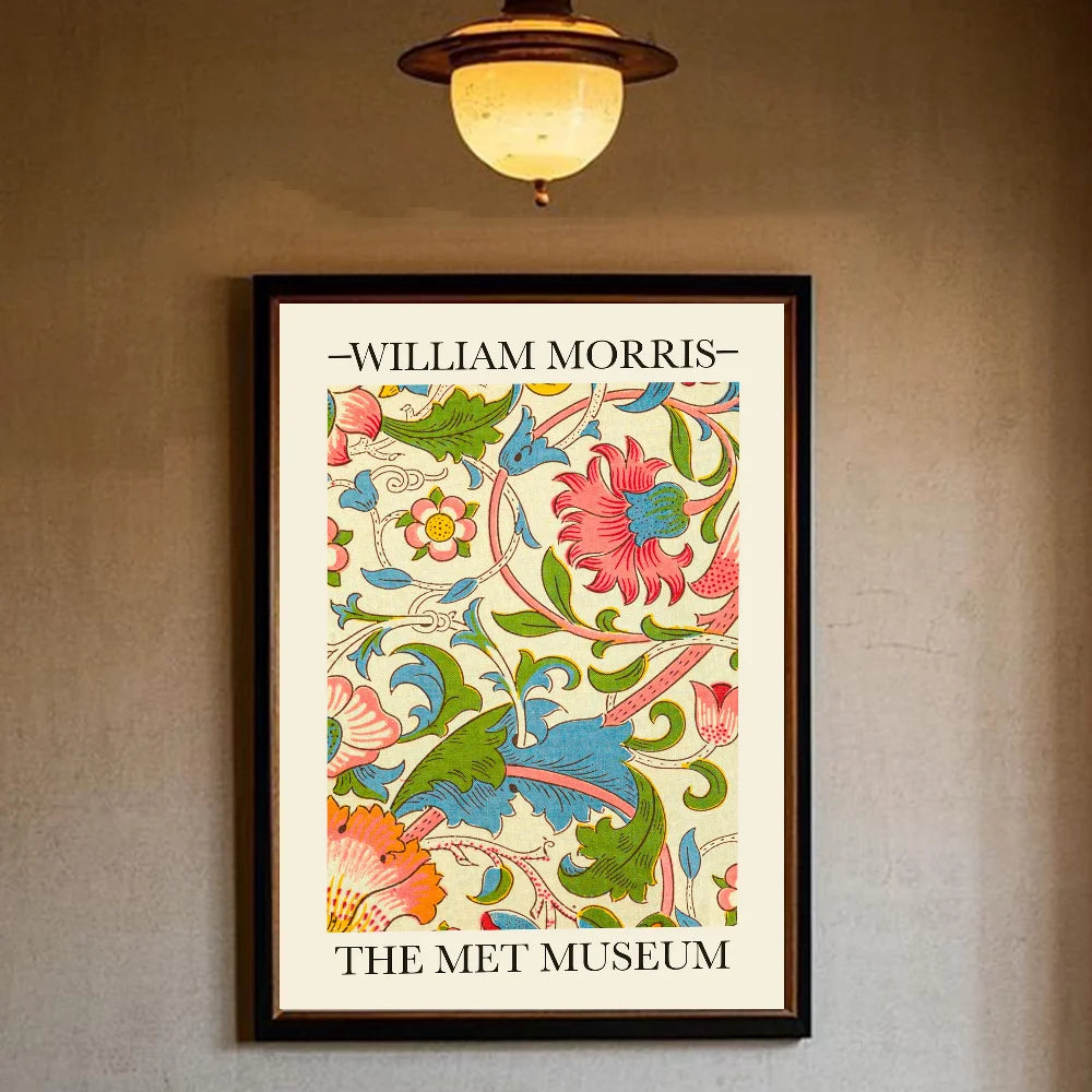William Morris Animals & Flowers Wall Poster | HD PVC Art