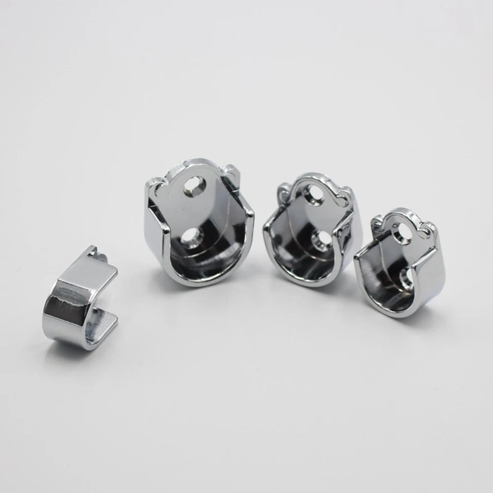 Wardrobe Bracket Heavy Duty Rod Socket Flange Holder Closet End