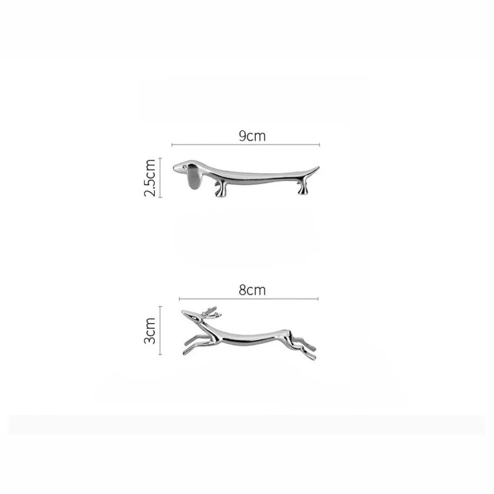 Zinc Alloy Fawn & Dog Cutlery Holder | Tableware Rack