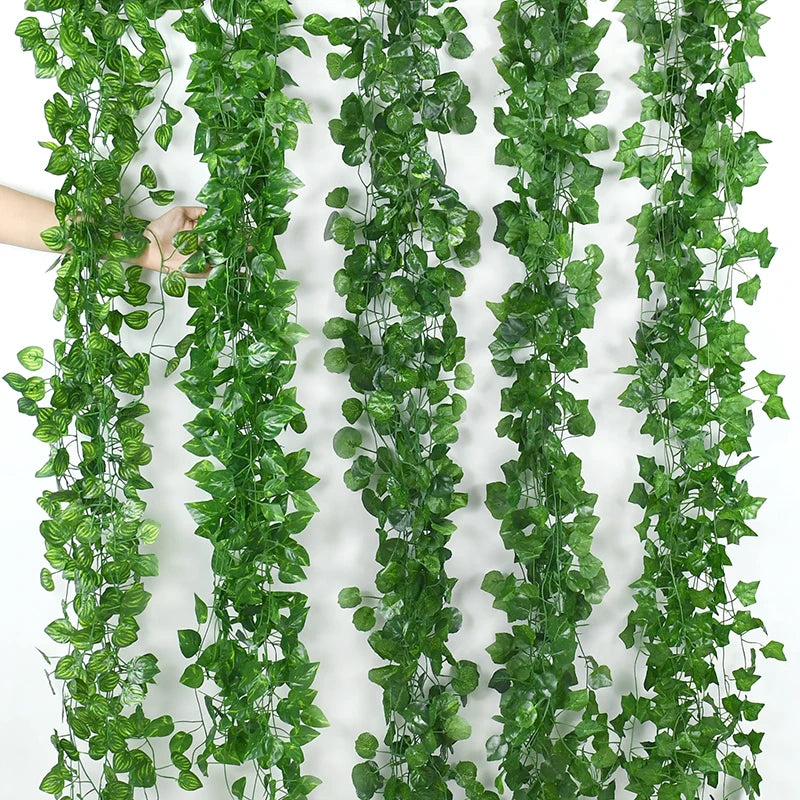 2.1M Artificial Ivy Garland Silk Vine Wall Hanging Decor
