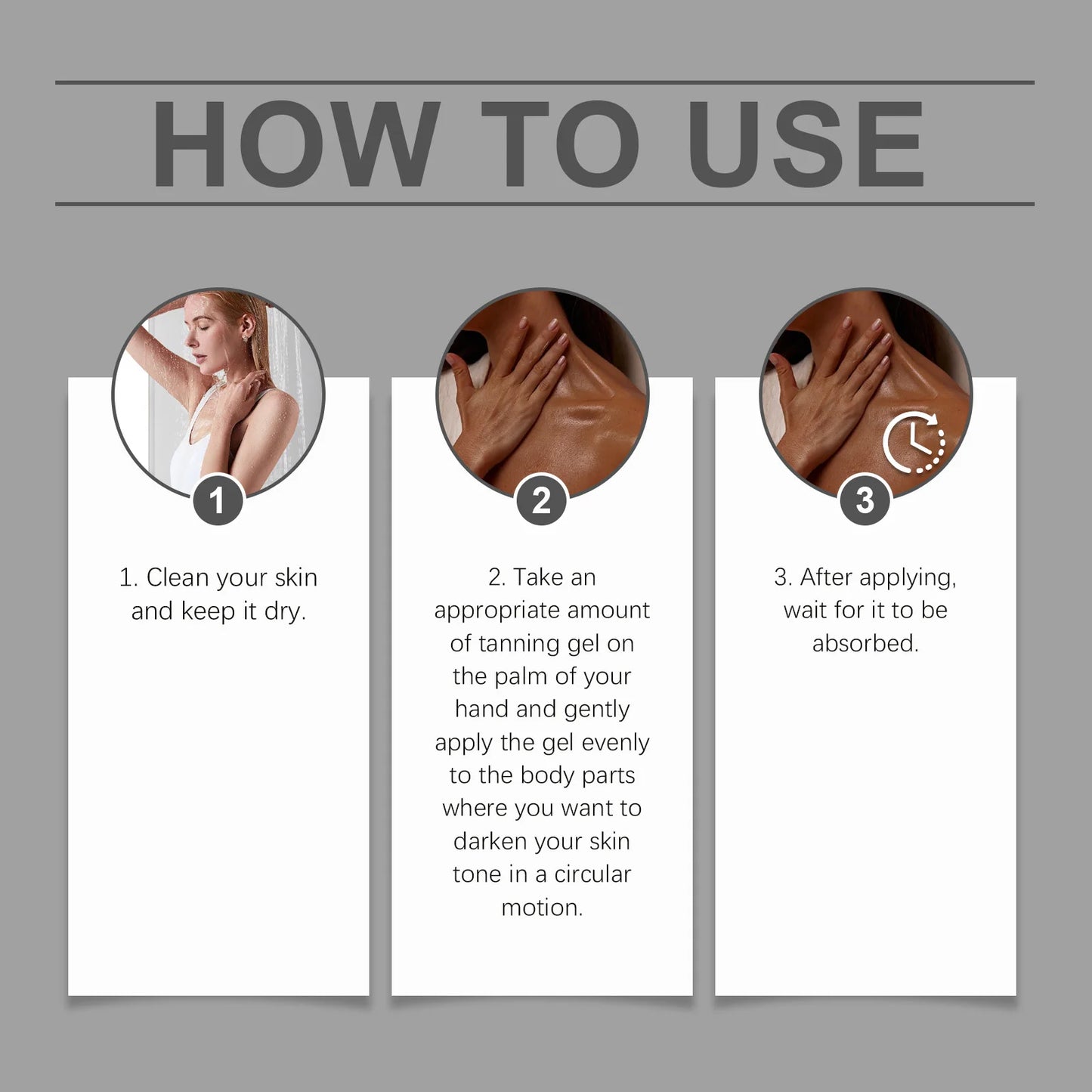Hoygi Self Tanning Gel – Sunless Bronzer with Carrot Extract
