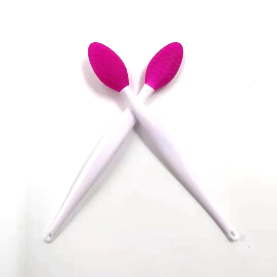 Silicone Double-Sided Face Scrub & Lip Exfoliating Brush