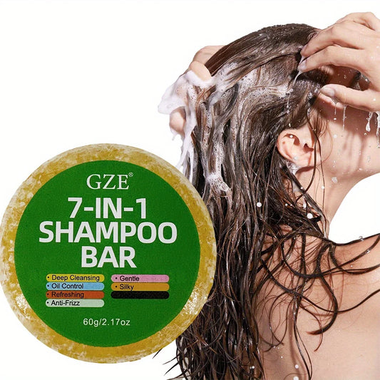 GZE 7-in-1 Shampoo Bar 10-Pack | Anti-Frizz & Oil Control Solid Shampoo Bar Peaceful Pleasures Health and Wellness Anti-Itching