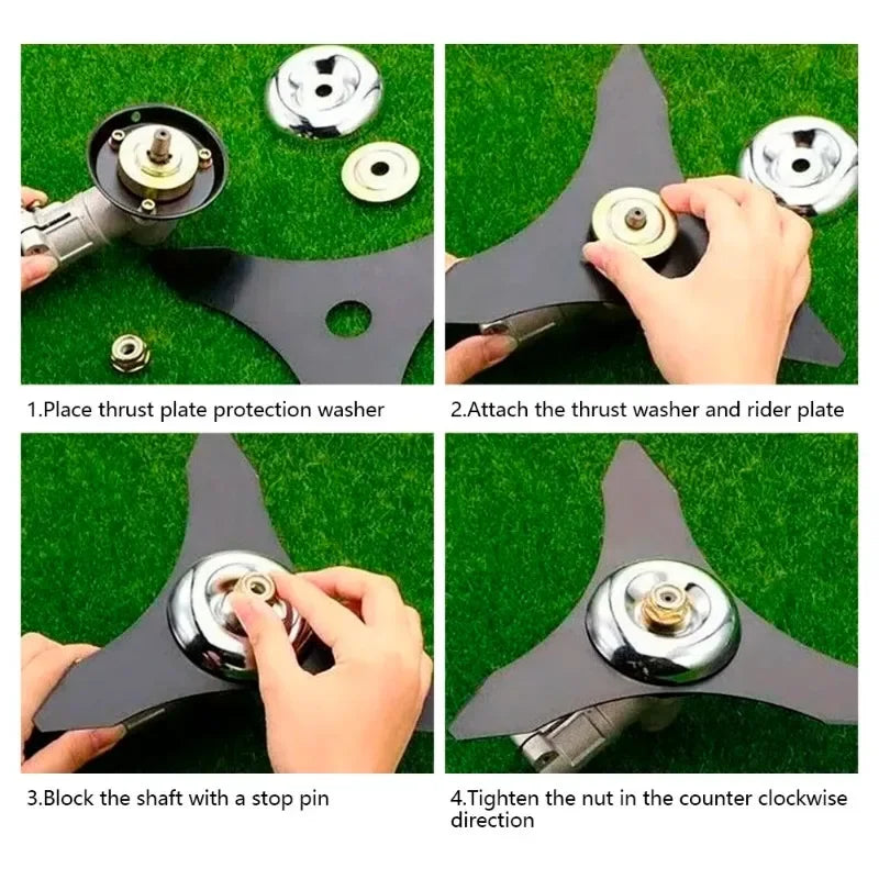 Garden Lawn Mower Grass Trimmer Head Adapter Nut Fixing Essential