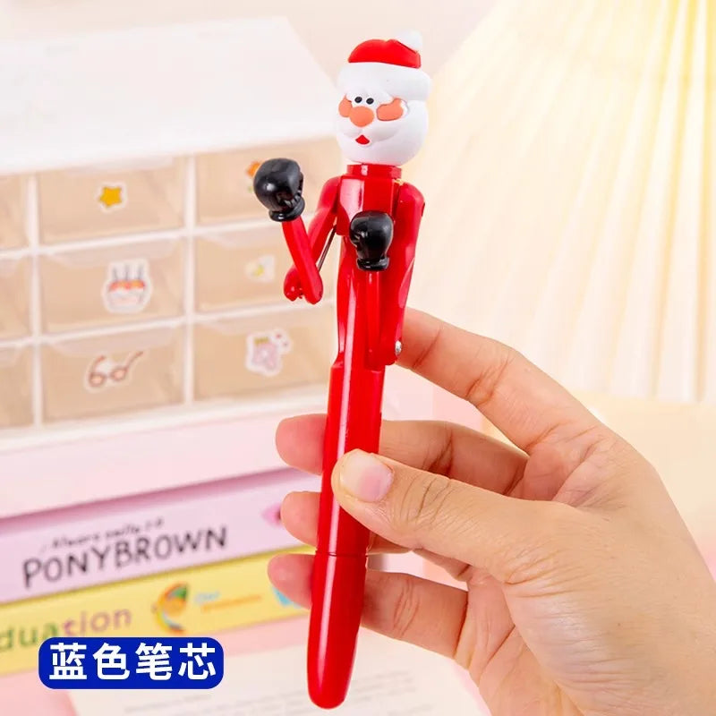 Funny Boxing Ballpoint Pen Blue Ink Creative Pumpkin Monster Santa