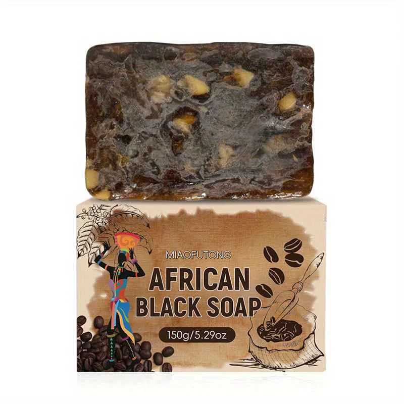 African Black Coffee Soap with Shea Butter & Cocoa – 5.29oz