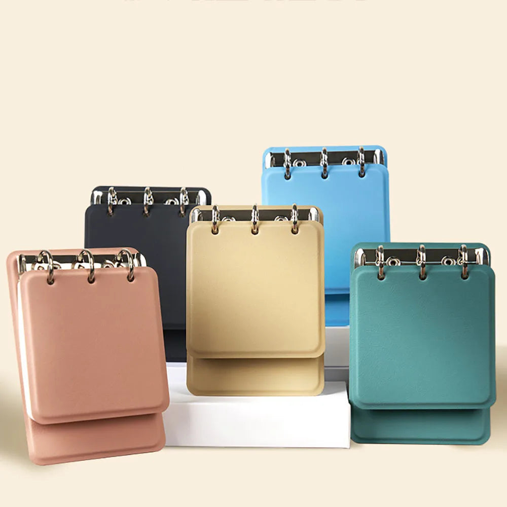 Mini Loose Leaf Pocket Notebook Palm Hand Account Book Portable