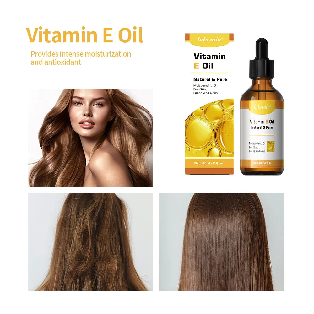 Natural Vitamin E Oil Blend – Hexane-Free Face & Body Serum