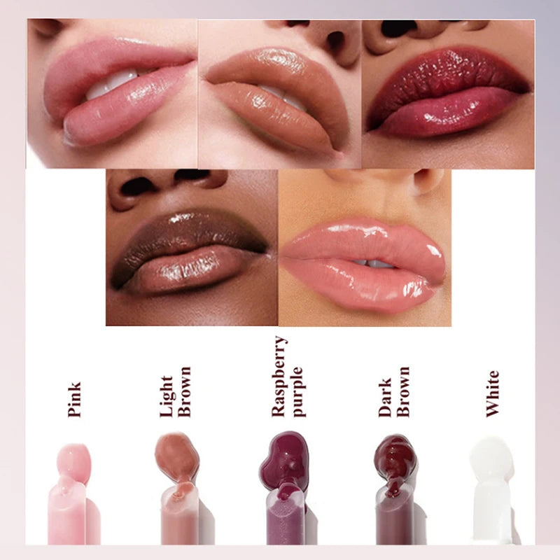 Moisturizing Mirror Lip Balm Gloss | Vanilla Mint Coffee Scents