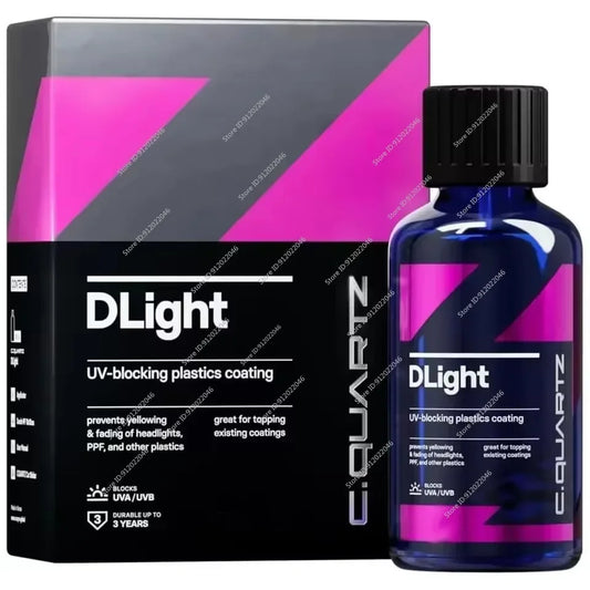 For Car CQUARTZ DLight UV Ceramic Headlight Coating Long-Lasting Protection Coating for Car Care Headlights and PPF Plastics Peaceful Pleasures Health and Wellness