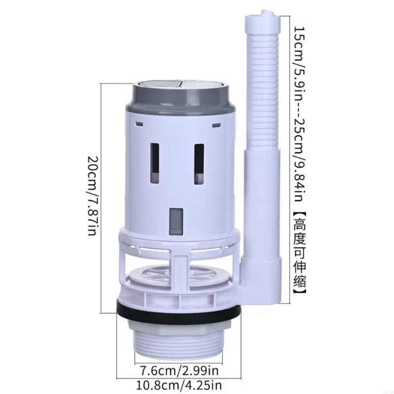 3-Inch Toilet Flush & Fill Valve Repair Kit | Dual Flush Button