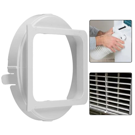 150mm Portable AC Exhaust Hose Adapter – Square to Round Fit AC Hose Adapter Oasis Select Default Title