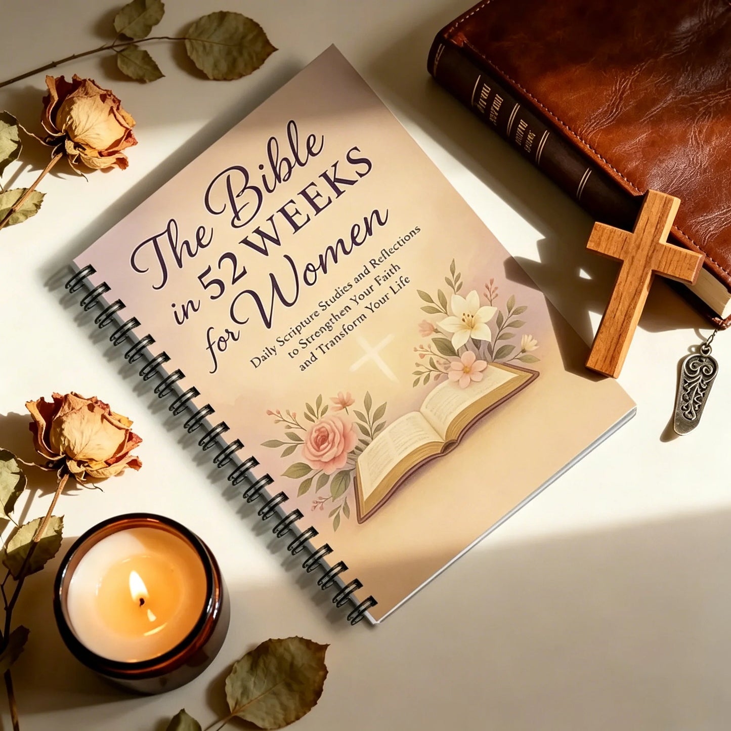 Bible 52 Weeks Women Daily Scripture Study Journal Reflections