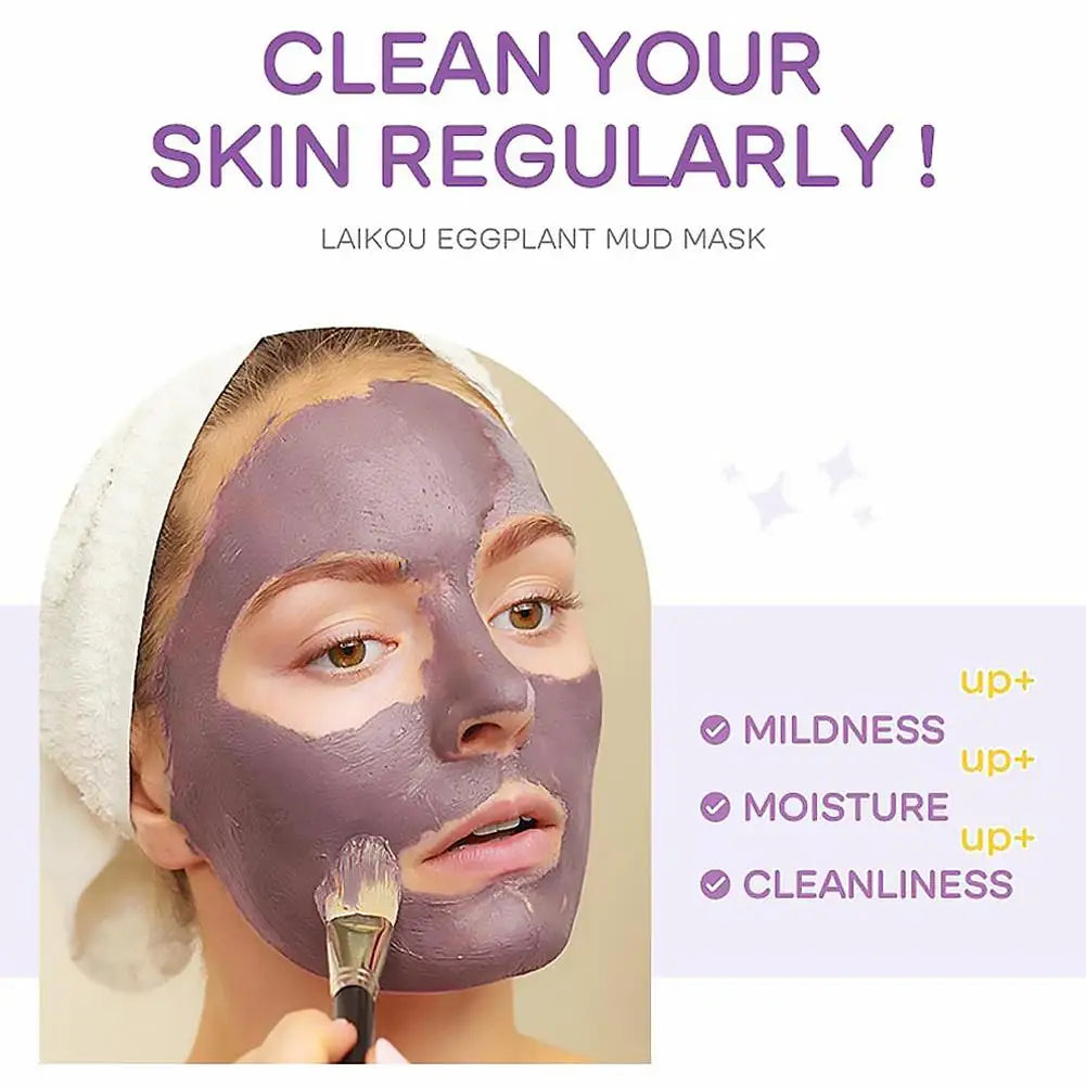 LAIKOU Mud Mask Deep Cleansing Remove Acne Oil Control Mask Hydrating Smooting Face Skin Balance Skin Tone Mud Mask for Women Peaceful Pleasures Health and Wellness