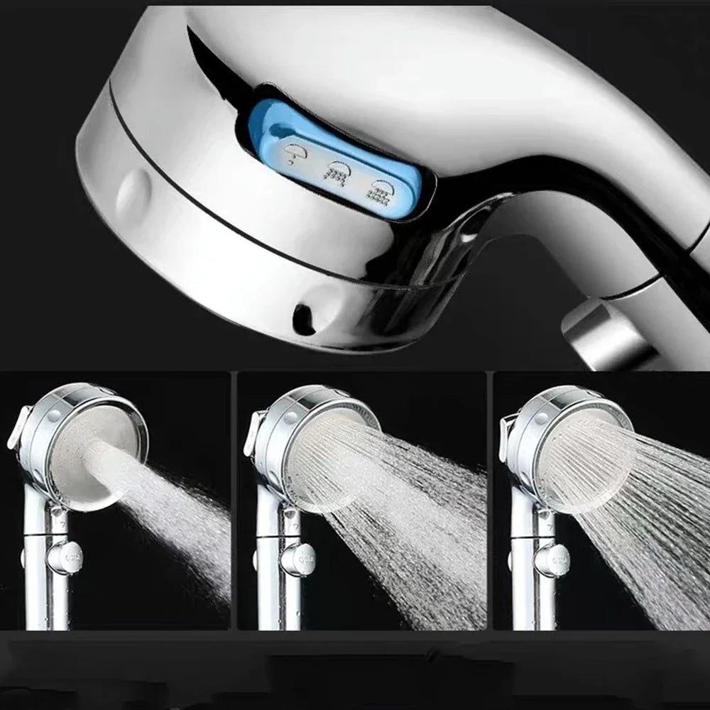 High Pressure 3-Mode Handheld Shower Head | Water Saving