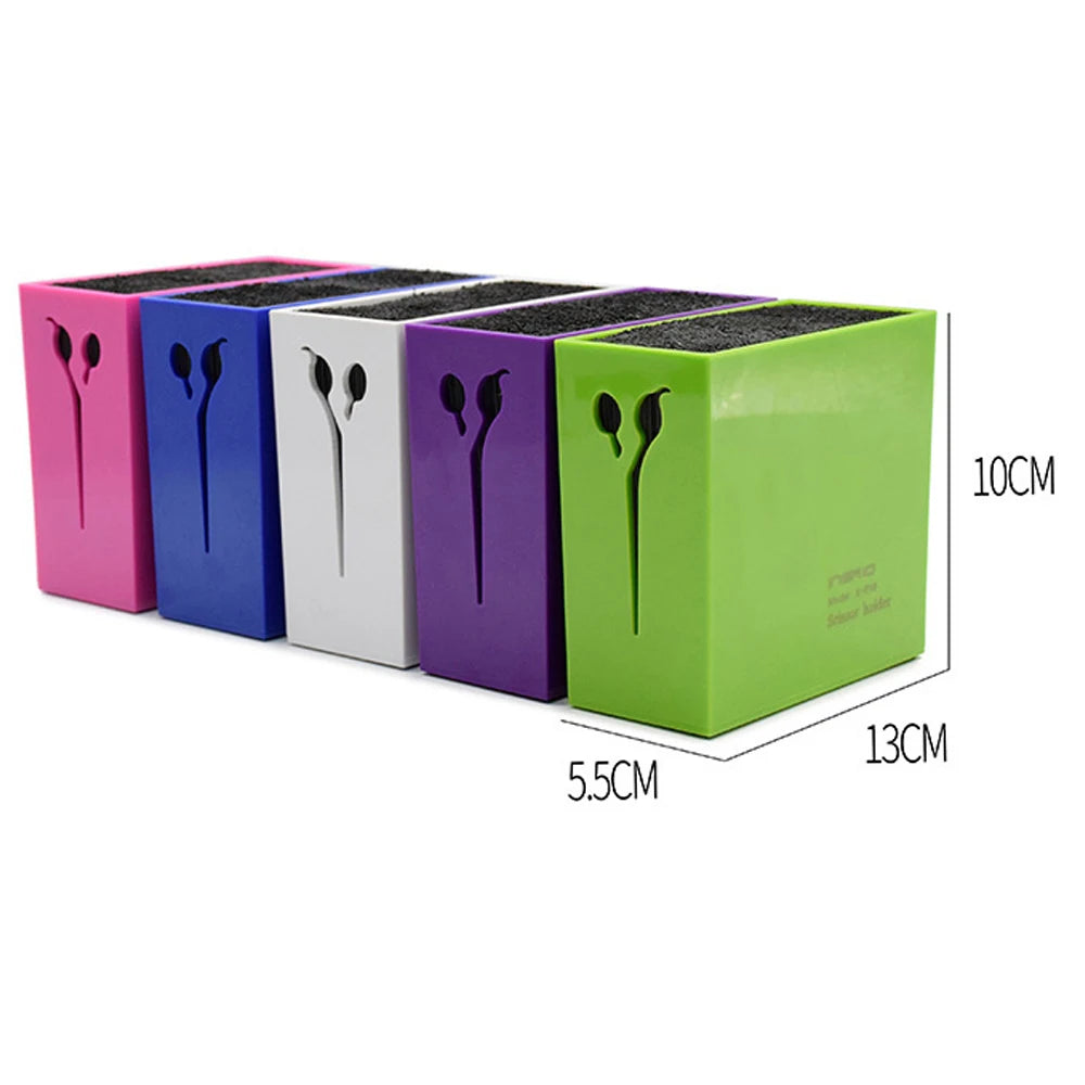 Barber Scissors Holder Storage Box Barber Hairpin Combs Holder Large Capacity Storage Case Barbershop Desktop Organizer Supplies Peaceful Pleasures Health and Wellness