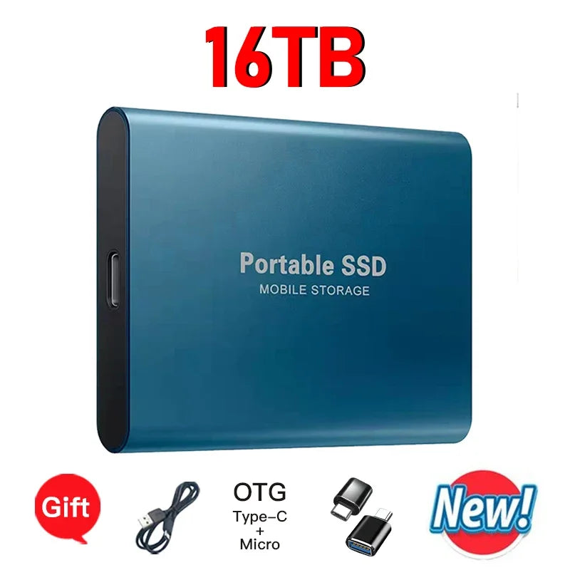 EOENKK Ultra Slim Portable External Hard Drive USB 3.1 4–16TB