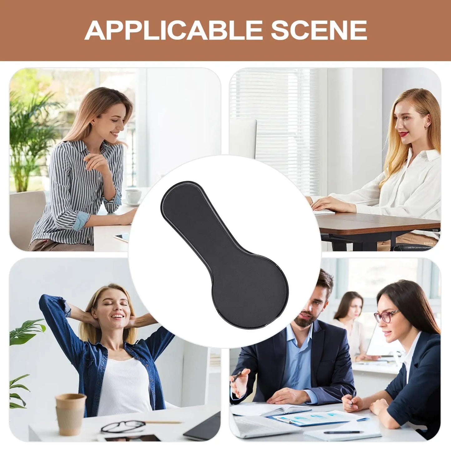 Ergonomic Chair Arm Rest Pad & Mouse Extension Tray | Adjustable