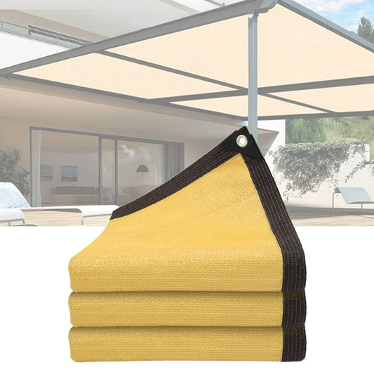 Sunshade Sail Polyester Encrypted Sunscreen Net Thickened UV Block Peaceful Pleasures Health and Wellness