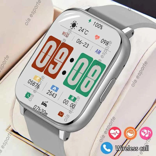 1.77" Touch Smartwatch – Heart Rate, SpO2 & Fitness Tracker Smart Watch Peaceful Pleasures Health and Wellness