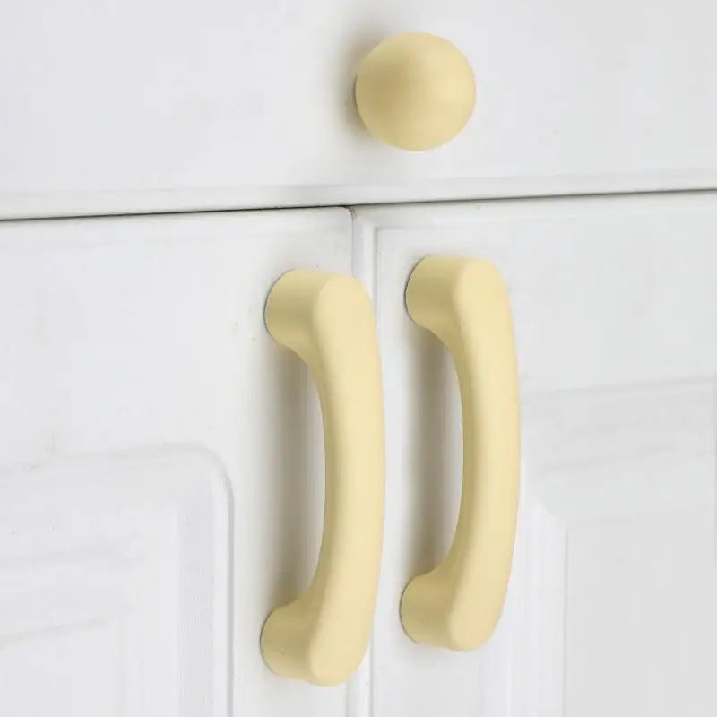 1pc Children's Furniture Handles Nordic Ceramic Children Room Cabinet Handles Macaron Colorful Round Drawer Knobs And Pulls Peaceful Pleasures Health and Wellness