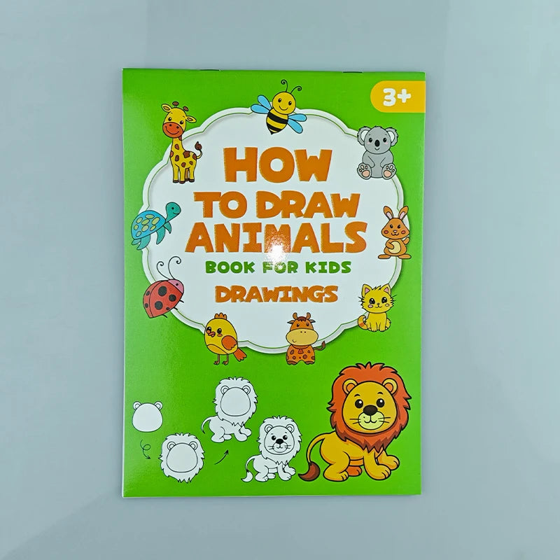Learn How Draw Animals Step-by-step Coloring Kids 96 Animal Patterns