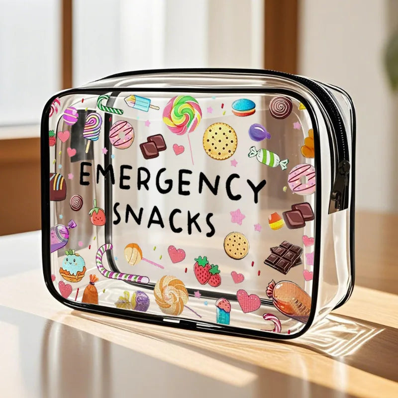 Medicine Cosmetic Bag Women Large Capacity Travel Organizer Easy Wipe Clean Toiletry Pouch Daily Use Trip Toiletry Travel Bag Peaceful Pleasures Health and Wellness Style 3 S