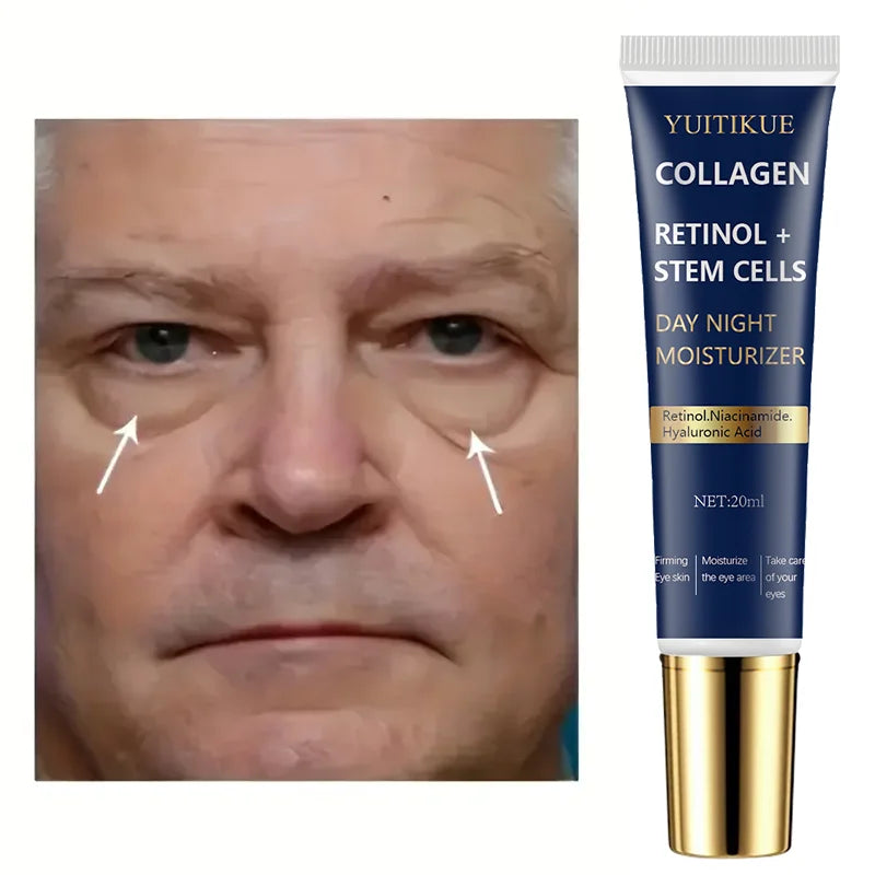 Collagen & Retinol Eye Cream 20ml – Dark Circles & Wrinkles Anti-Aging Eye Cream Peaceful Pleasures Health and Wellness