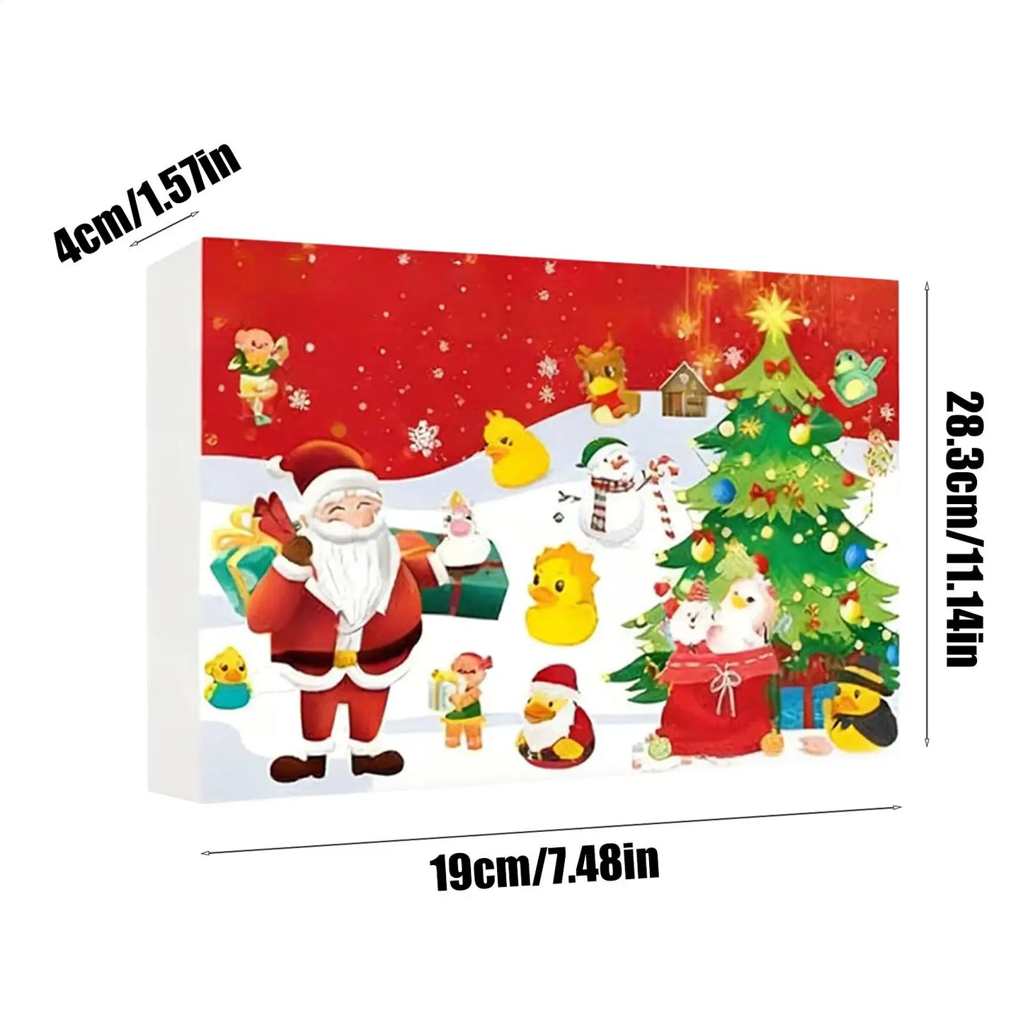 Duck Advent Calendar Christmas Ornament | 24-Day Countdown