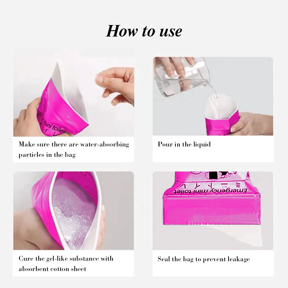 700ml Portable Disposable Urinal Bag — Travel & Emergency Travel Accessories Peaceful Pleasures Health and Wellness